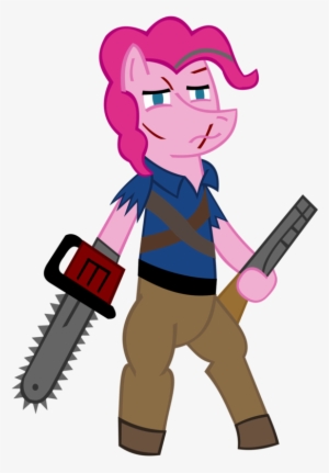 Jewelsfriend, Ash Williams, Bipedal, Chainsaw, Crossover, - Cartoon
