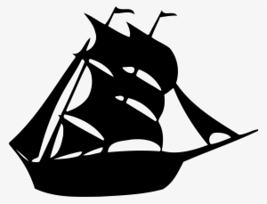 Sailboat Sailing Ship - Ship Silhouette
