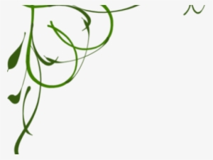 Vine Clipart Winter - Blue Ribbon Border Clipart