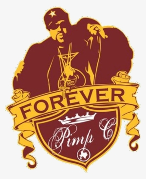 Pimp C Forever - Initial P Monogram Shower Curtain