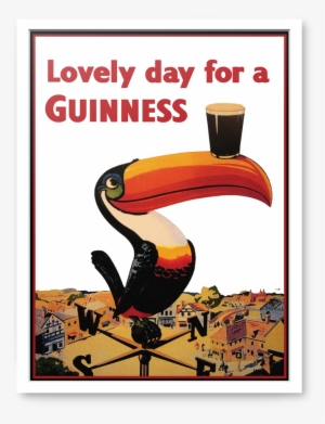Guinnes Poster - Buyartforless Framed Guinness Beer Lovely Day Toucan