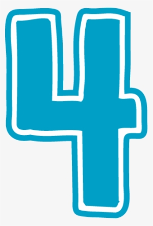 Cijfer - Number 4 Clipart