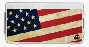 American Flag Lid Graphic - Bison Coolers
