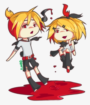 Monty1st Kagamine Zin And Zen Bydarkneseofnightmares - Kowaretane Zin And Zen