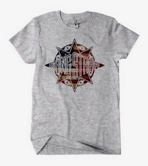 Gang Starr American Flag Logo Tee - Pan Am Retro T Shirt