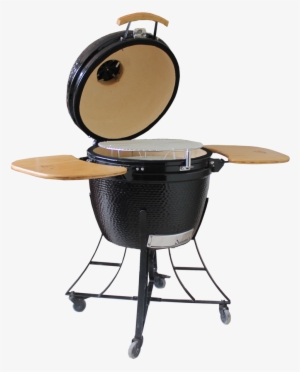 Large Outdoor Auplex Kamado 21 24 29 Inch With Bamboo - Barbecue Grill
