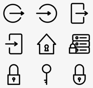 Keys And Locks - Customer Service Line Icon