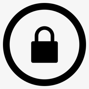 Lock Button Svg Png Icon Free Download - No Parking Sign Black And White