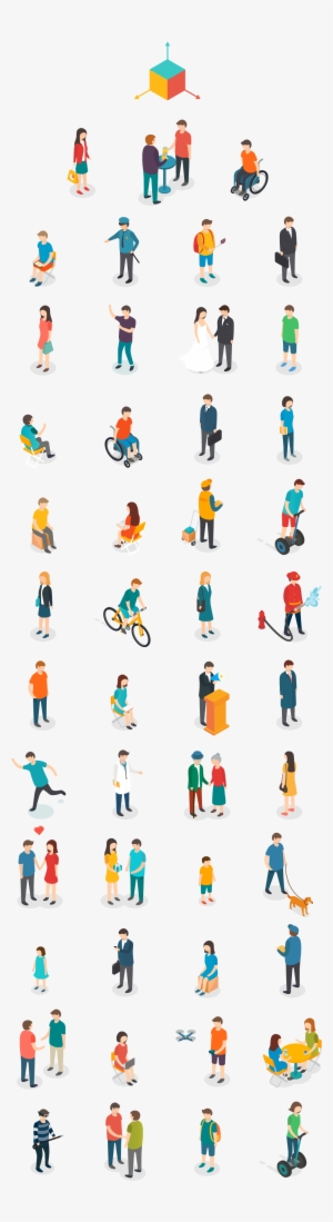 Axonometric Diagram Architecture People