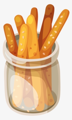Фотки Food Clips, Food Illustrations, Illustration - Bread Stick Clipart Png