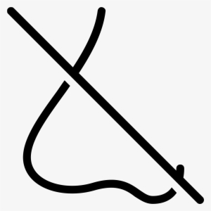 This Is A Image Of The Profile Of A Human Nose - Odor Png