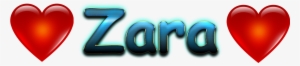 Zara Love Name Heart Design Png - Disha Name In Heart