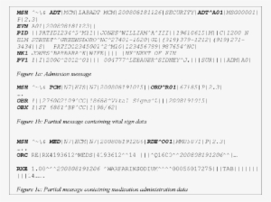 Three Sample Hl7 Messages - Sample Rxe Hl7 Message