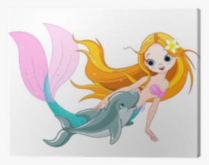 Mermaid And Dolphin