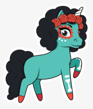 Kawaiisqueezies Unicorns Hires Dayofthedead - Unicorn