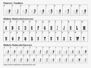 Font Details Mermaid Cute - Font