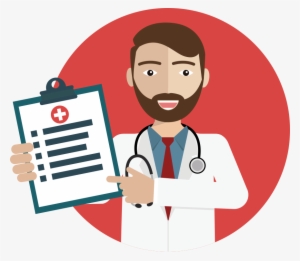 Disability Insurance For Medical Professionals - Cartoon Health Care Professional