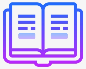 There Is A Book Open In The Middle Of Two Pages - Book Icon