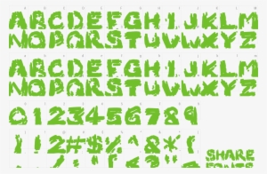 Font Burnt Firewood Preview - Ice Font