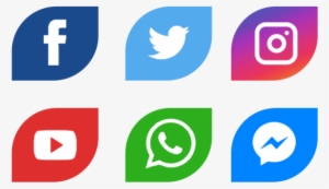 Iconos Facebook Icono De Facebook Twitter Png Y Psd - Iconos Redes Sociales Png