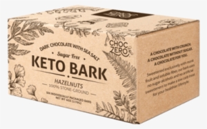 Choczero Keto Bark, Dark Chocolate, Sold Through Amazon - Low-carbohydrate Diet