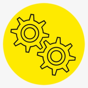 Icono Engranaje Compressor - Circle