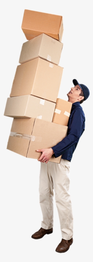 Delivery Guy Carrying A Lot Of Packages - Amazon.com