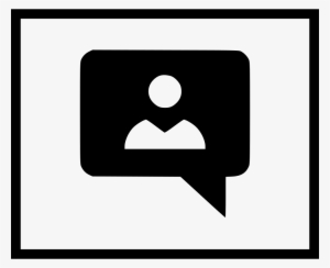 Chat Talk Sms Person Friend Profile Comments - Icon