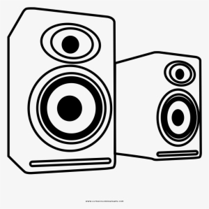 Computer Speakers Loudspeaker Enclosure Drawing Sound - Speakers Drawing