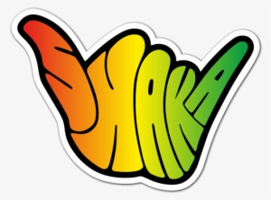 Car & Motorbike Stickers - Shaka Rasta