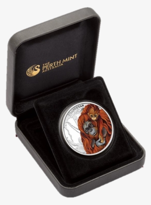 Tuvalu 2014 Mother Love Orangutan Proof Silver 1/2 - Thermopylae