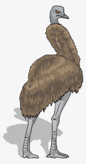 Emu Clip Art - Emu 17" Laptop Sleeve