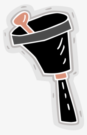 Vector Illustration Of School Bell Or Hand Bell Ringing