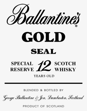 Ballantines Gold Logo Png Transparent - Ballantine's Finest