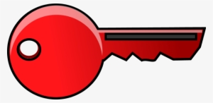 Key Gold Vector Clip Art - Key Clip Art Red