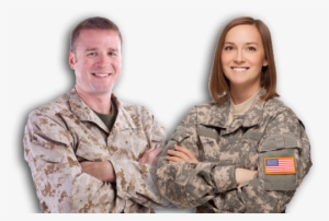 Man Woman Soldier - Military Man And Woman