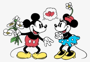 Classic Mickey And Minnie Mouse Clip Art - Steamboat Mickey And Minnie