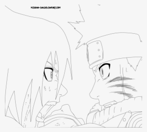 Naruto Vs Sasuke Lineart By Midona San - Naruto Vs Sasuke Coloring Pages
