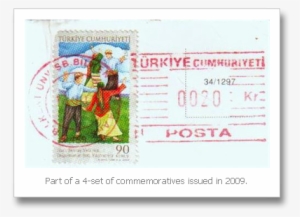 Part Of A Four-set Of Commemorative Stamps Issued In - Postcard