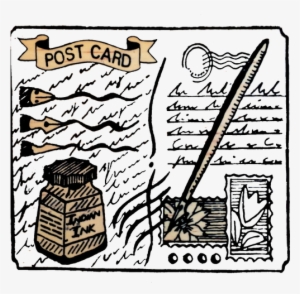 Great Impressions Rubber Stamp Indian Ink Postcard - Rubber Stamping