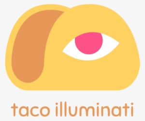 Taco Illuminati Logo Flat Illustrator Sketch Vector - Taco Illuminati