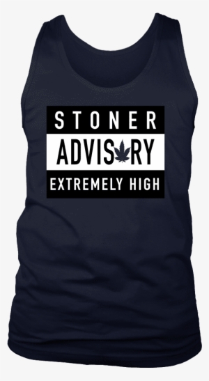 "stoner Advisory" Mens Tank - Stoner Advisory Extreme High