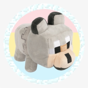 Minecraft Wolf Plush 5.5 Inch