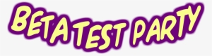 Beta Test Party Logo - Club Penguin Beta Test Party