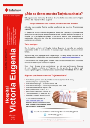 Portada Boletín Nº 18 Hospital Cruz Roja Sevilla Mayo - Hospital Victoria Eugenia