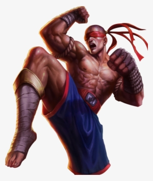 Muay Thai Lee Sin Skin Png Image - League Of Legends Render Lee Sin