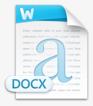 Icon For A Microsoft Word Template Dotx File - Template