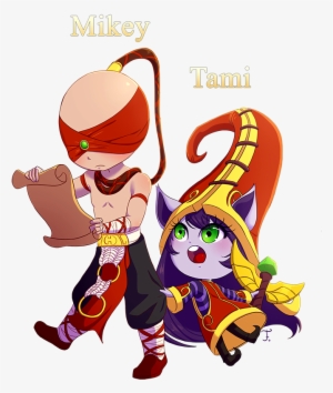 League Of Legends,лига Легенд,фэндомы,lulu,lee Sin - Lulu Lee Sin