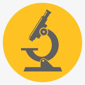 Image Of Microscope - Microscope Icon In Circle