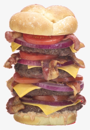 Quadruple Bypass Burger From Heart Attack Grill, Las - Octuple Burger